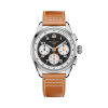 Montre Gallet Multichron Sport 41 mm Cadran Noir Bracelet Cuir Orange