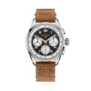 Montre Gallet Multichron Sport 41 mm Cadran Noir Bracelet Cuir Beige