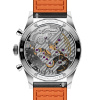 Montre Gallet Classics Tribute to Silverlight 38 mm Cadran Argenté Bracelet Cuir Noir