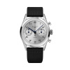 Montre Gallet Classics Tribute to Silverlight 38 mm Cadran Argenté Bracelet Tissu Noir