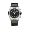Montre Gallet Classics Tribute to Multichron 45 38 mm Cadran Noir Bracelet Cuir Noir