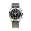 Montre Gallet Classics Tribute to Multichron 45 38 mm Cadran Noir Bracelet Cuir Vert