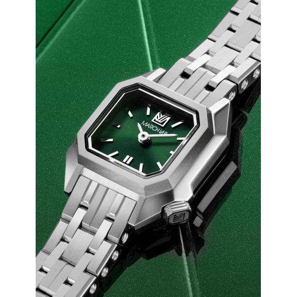 Montre MARCH LA.B Mini Mansart Forest Bracelet Acier