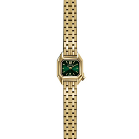 Montre MARCH LA.B Mini Mansart Emerald Bracelet Acier Doré