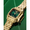 Montre MARCH LA.B Mini Mansart Emerald Bracelet Acier Doré