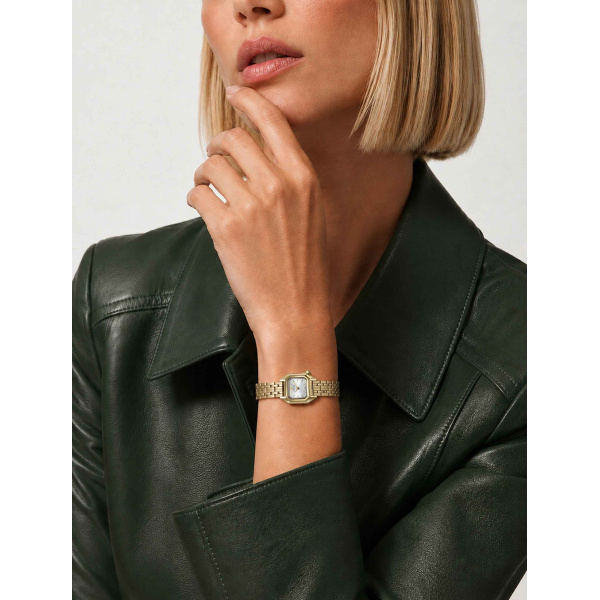 Montre MARCH LA.B Mini Mansart Continental Bracelet Acier Doré
