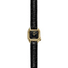 Montre MARCH LA.B Mini Mansart Supreme Bracelet Alligator Noir