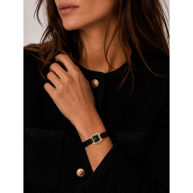 Montre MARCH LA.B Mini Mansart Supreme Bracelet Alligator Noir