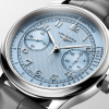Montre Longines Master Collection Chrono Monopusher L2.960.4.93.2 41 mm Cadran Bleu Givré