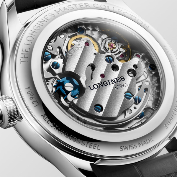 Montre Longines Master Collection Chrono Monopusher L2.960.4.93.2 41 mm Cadran Bleu Givré