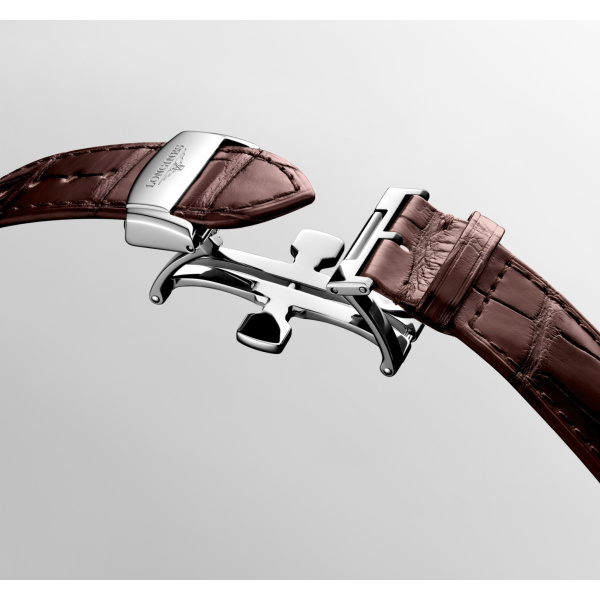 Montre Longines Master Collection Chrono Monopusher L2.960.4.78.2 41 mm Cadran Ivoire