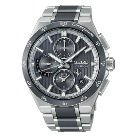 Montre Seiko Astron HAB007J1 43,2 mm GPS Solaire Chronographe Titane Céramique Grise