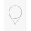 Collier Ginette NY Rolo Chain Thin argent 925 80 cm