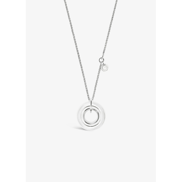 Collier Ginette NY Rolo Chain Thin argent 925 80 cm