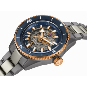 Montre Rado Captain Cook High-Tech Ceramic Skeleton 43 mm Automatique Céramique Plasma Lunette Bleue