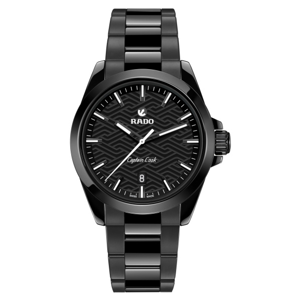 Montre Rado Captain Cook Discover 40,7 mm Automatique Céramique Noire Cadran Noir