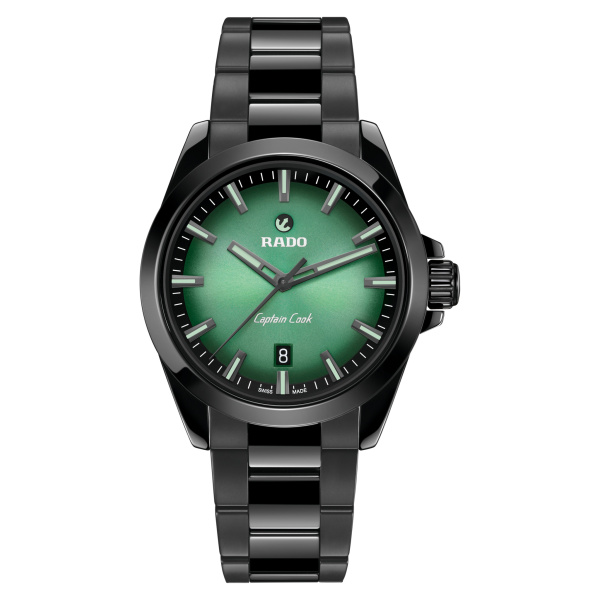 Montre Rado Captain Cook Discover 40,7 mm Automatique Cadran Dégradé Vert