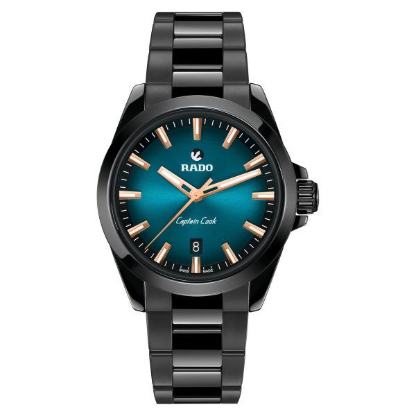 Montre Rado Captain Cook Discover 40,7 mm Automatique Cadran Dégradé Bleu
