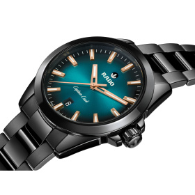 Montre Rado Captain Cook Discover 40,7 mm Automatique Cadran Dégradé Bleu