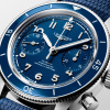 Montre Longines Spirit Pilot Flyback 39,5 mm Cadran Bleu Mat Bracelet Caoutchouc