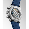 Montre Longines Spirit Pilot Flyback 39,5 mm Cadran Bleu Mat Bracelet Caoutchouc