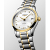Montre Longines Master Collection 34 mm Automatique Acier et Or Jaune Cadran Nacre