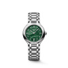 Montre Longines PrimaLuna 30 mm Automatique Cadran Nacre Vert Bracelet Acier