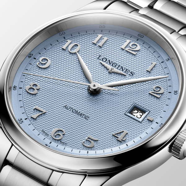 Montre Longines Master Collection 41 mm Automatique Cadran Bleu Clair Grain d'Orge