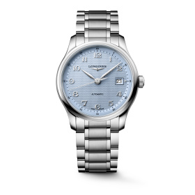 Montre Longines Master Collection 39 mm Automatique Cadran Bleu Clair Grain d'Orge