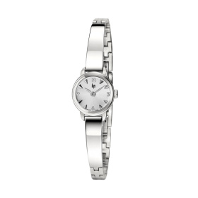 Montre Lip Henriette 18 mm Cadran Argenté Bracelet Jonc Acier