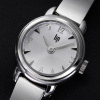 Montre Lip Henriette 18 mm Cadran Argenté Bracelet Jonc Acier