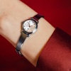 Montre Lip Henriette 18 mm Cadran Argenté Bracelet Jonc Acier