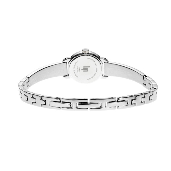 Montre Lip Henriette 18 mm Cadran Argenté Bracelet Jonc Acier