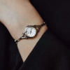 Montre Lip Henriette 18 mm Cadran Argenté Bracelet Bijou Acier