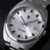 Montre Lip Général de Gaulle 35 mm Quartz Cadran Argenté Acier