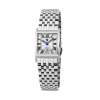 Montre Lip Churchill C18 Carrée 21 mm Cadran Argenté Maille Acier