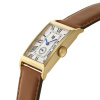 Montre Lip Churchill T18 Rectangulaire Dorée Cadran Ivoire Cuir