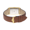 Montre Lip Churchill T24 Rectangulaire Dorée Cadran Ivoire Cuir