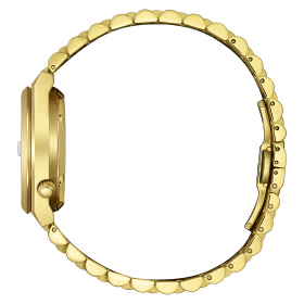 Montre Citizen Tsuyosa 60 37 mm Automatique Acier Plaqué Or Cadran Argenté