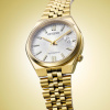 Montre Citizen Tsuyosa 60 37 mm Automatique Acier Plaqué Or Cadran Argenté