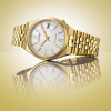 Montre Citizen Tsuyosa 60 37 mm Automatique Acier Plaqué Or Cadran Argenté