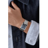 Montre Frederique Constant Classics Carrée Automatic 42,3 x 30 mm Cadran Bleu Bracelet Acier
