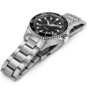 Montre Hamilton Khaki Navy Scuba Auto 40 mm Cadran Noir Laqué Bracelet Acier