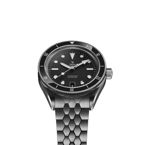 Montre Yema Superman Dato CMM.10 41 mm Automatique Cadran Noir