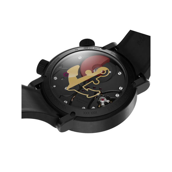 Montre Yema x Silberstein Marine 2 CMM.20 40 mm Automatique Titane DLC Édition Limitée