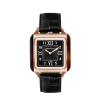Montre Briston Streamliner Kennedy Grand 36 mm Or Rose Cadran Noir