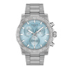 Montre Tissot Supersport Chrono 42 mm Quartz Cadran Bleu Glacier Bracelet Acier