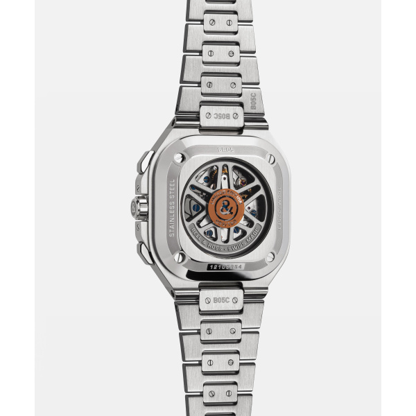 Montre Bell & Ross BR-05 Chrono S.T. Dupont 42 mm Bracelet Or Rose et Acier