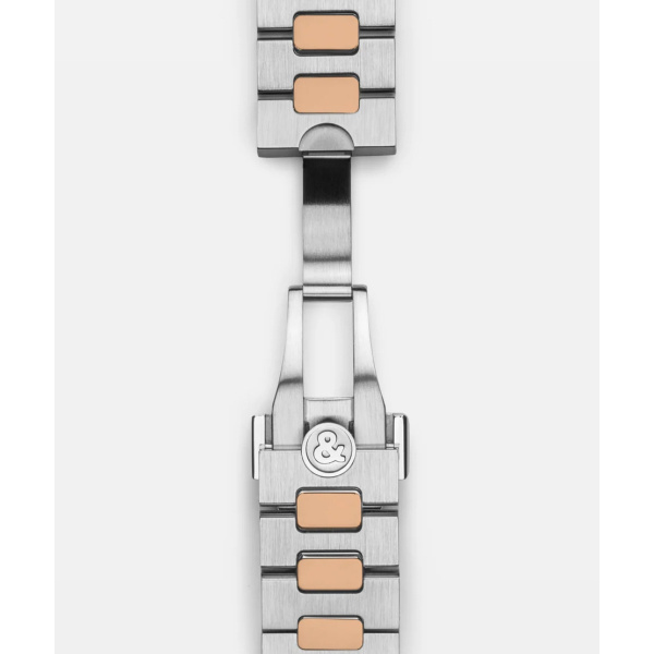 Montre Bell & Ross BR-05 Chrono S.T. Dupont 42 mm Bracelet Or Rose et Acier