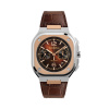Montre Bell & Ross BR-05 Chrono S.T. Dupont 42 mm Bracelet Cuir de Veau Brun